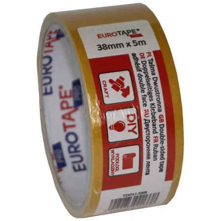 TAŚMA DWUSTRONNA EUROTAPE PRO 38MM/5MB